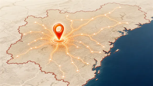 Mapa ilustrativo da expansão da cobertura